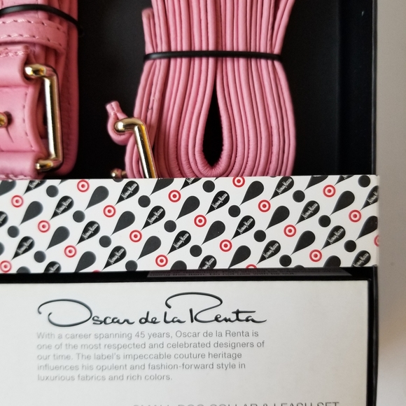Oscar de la Renta dog collar and leash set new - Picture 11 of 13